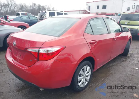 2016 Toyota Corolla Le из США, поврежденный, VIN 2T1BURHE2GC627896